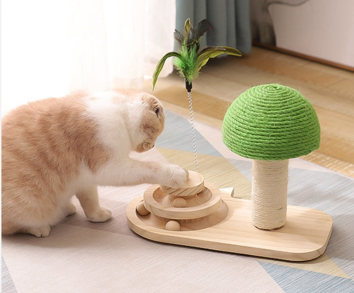 Interactive Cat Tree & Scratching Post