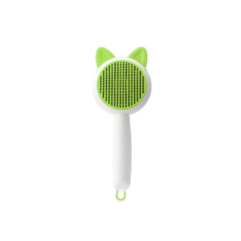 Self-Cleaning Pet Hair Remover Brush