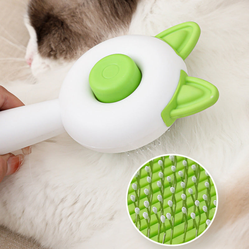 Self-Cleaning Pet Hair Remover Brush