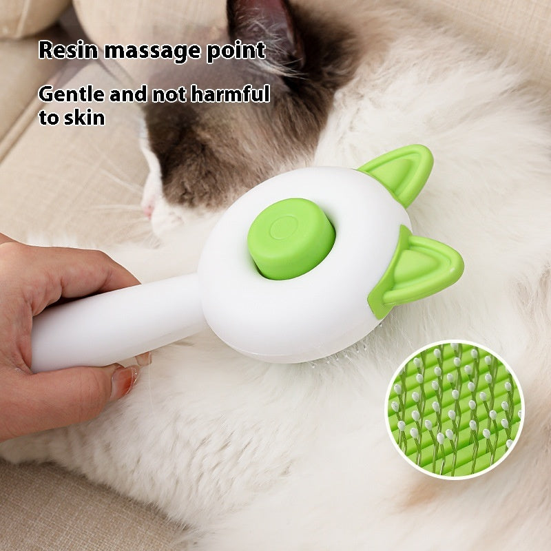 Self-Cleaning Pet Hair Remover Brush